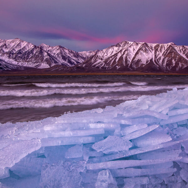 Crowley Lake Ice Chunks | Mammoth Lakes, CA